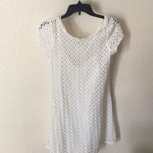 Lace dress with slip
